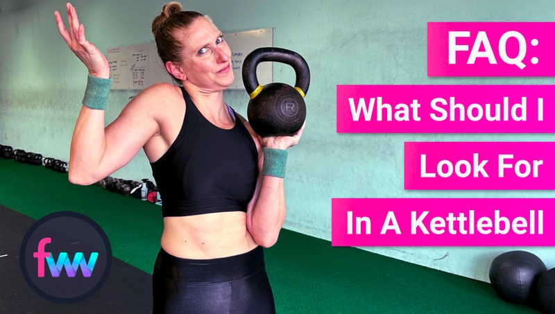 Kindal holing up a 35 pound kettlebell wondering is this the kettlebell I should be looking for?