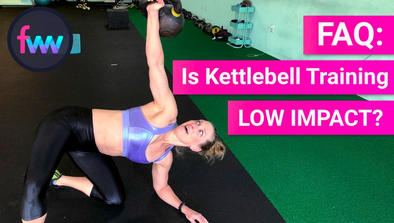 Kindal doing a kneeling windmill which is a total body exercise and it's nearly zero impact.